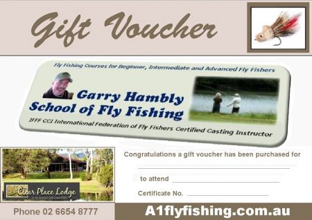 Gift Vouchers for fly fishing lessons !